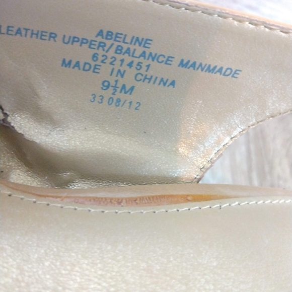 Liz Claiborne Abeline Tan Leather Slingback Shoe - Picture 6 of 12